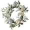 18" Neutral Pumpkin & Pinecones Fall Harvest Wreath
